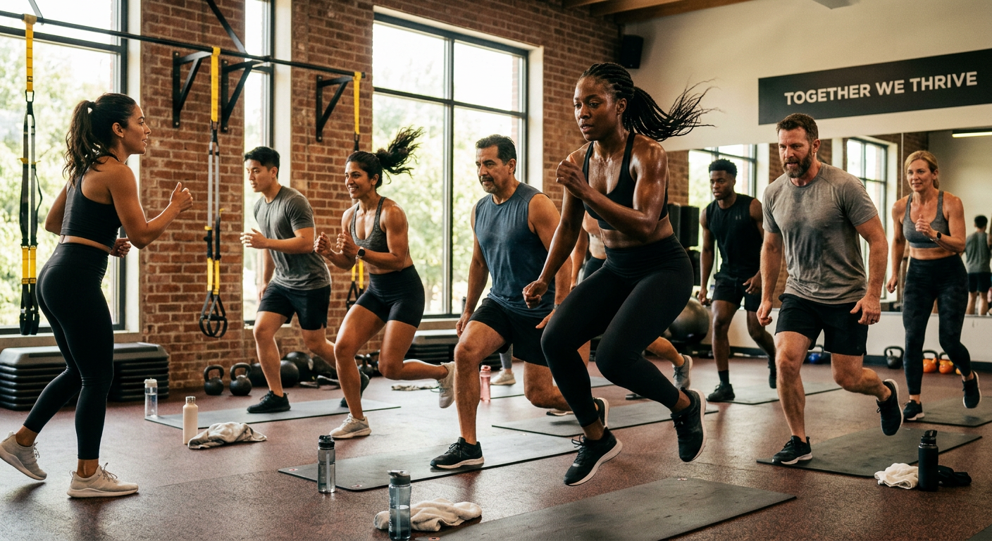 Grupitreening: miks pingutad rohkem koos teistega